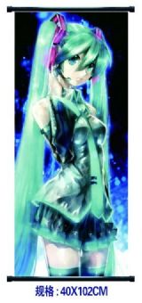 Miku.Hatsune anime wallscroll