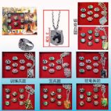attack on titan anime ring set