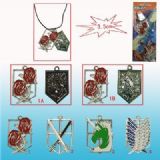 attack on titan anime necklace