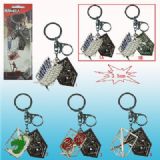 attack on titan anime keychain