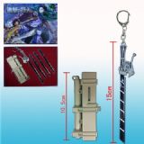 attack on titan anime weapon set