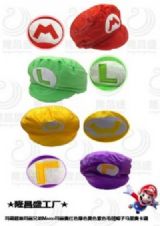 super mario anime plush cap