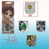 attack on titan anime brooch