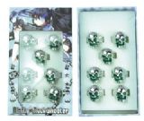 black rock shooter anime ring set