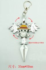One Piece anime keychain
