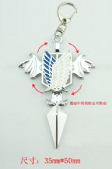 Attack on Titan anime keychain