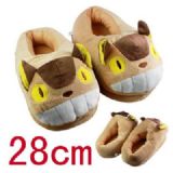 totoro anime plush slipper