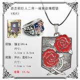 Attack on Titan anime necklace