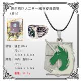 Attack on Titan anime necklace