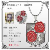 Attack on Titan anime necklace