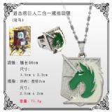 Attack on Titan anime necklace