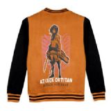attack on titan anime fleece