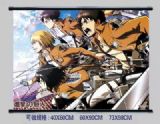 attack on titan anime wallscroll