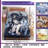 Black rock shooter blanket quilt sheet