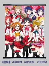 Love Live anime wallscroll