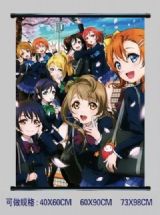 Love Live anime wallscroll