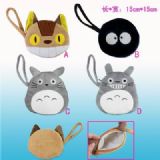 totoro anime plush wallet