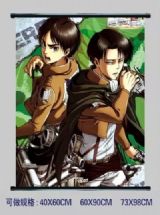attack on titan anime wallscroll