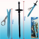sword art online anime keychain