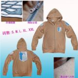 attack on titan anime fleece