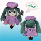 miku.hatsune anime plush doll