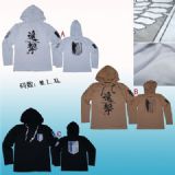 attack on titan anime fleece