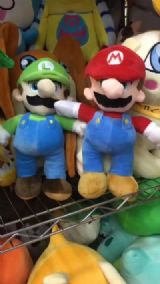 super mario anime plush doll