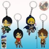 attack on titan anime keychain