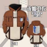 attack on titan anime fleece