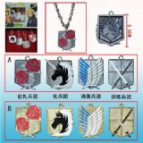 attack on titan anime brooch