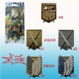 attack on titan anime brooch