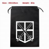 attack on titan anime pouch bag