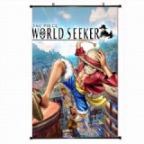 one piece anime wallscroll