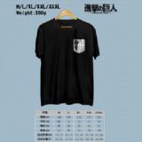 Shingeki no Kyojin Printed round neck short-sleeve