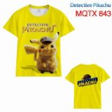 Detective Pikachu Full color printed short sleeve 