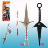 naruto anime weapon keychain