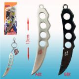 naruto anime weapon keychain