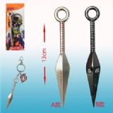 naruto anime weapon keychain