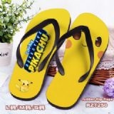 Detective Pikachu Cloth surface Flip-flops slipper