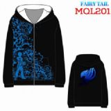 Fairy tail Full color zipper hooded Coat Hoodie 