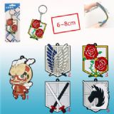 attack on titan anime keychain