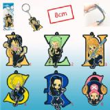 one piece anime keychain