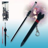 sword art online anime keychain