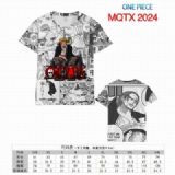 One Piece Full color printed short sleeve t-shirt