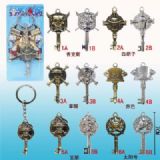 one piece anime keychain