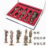 Harry Potter a set of 5 Alloy seal Boxed Set