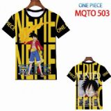 Full color printed short sleeve t-shirt 