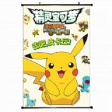 Pokemon Plastic pole cloth painting Wall Scroll 60