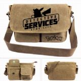 Pikachu Canvas Shoulder Satchel Bag Handbag