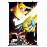Pokemon Plastic pole cloth painting Wall Scroll 60
